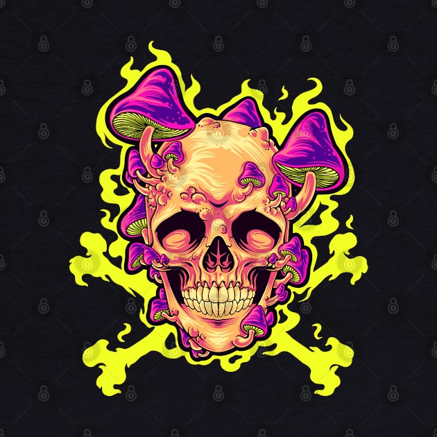 Smoking Skull Cool by machmigo